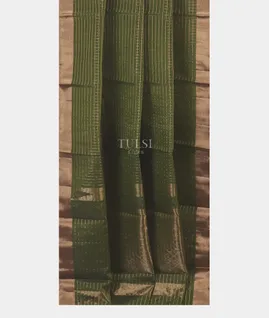 Green Silk Cotton Saree T5459362