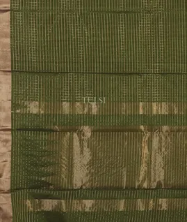 Green Silk Cotton Saree T5459364