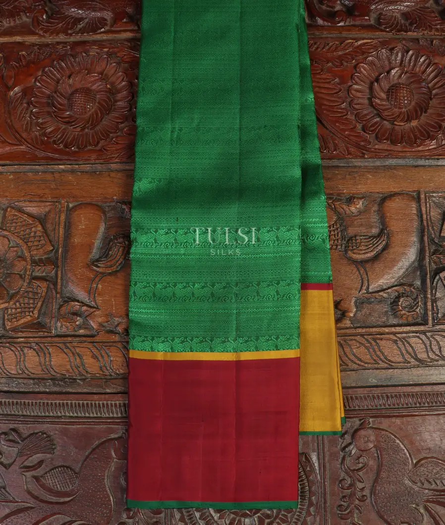 Green Kanjivaram Silk Saree T468798-image
