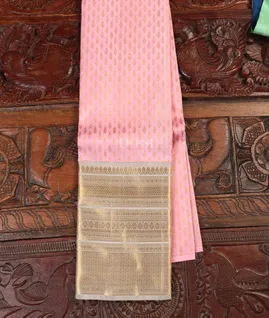Pink Kanjivaram Silk Pavadai T5477881