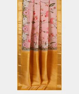 Pink Printed Kanjivaram Silk Saree T5470342