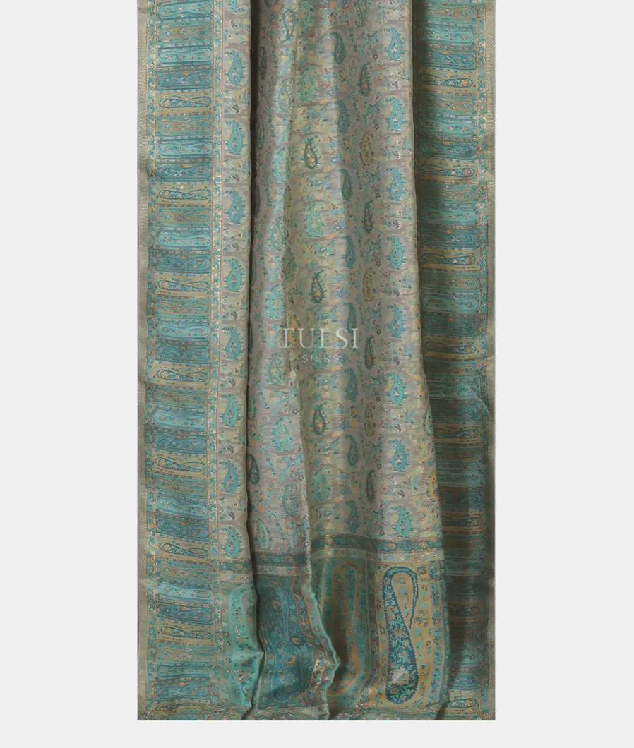 Off - White Kashmir Kani Silk Dupatta T5565302
