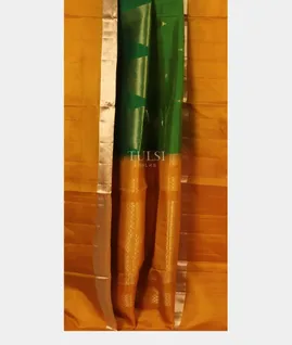 Green Soft Silk Saree T5015612