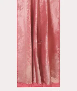 Pink Banaras Silk Saree T5482212