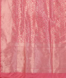 Pink Banaras Silk Saree T5482214