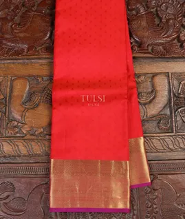 Red Soft Silk Saree T2960701
