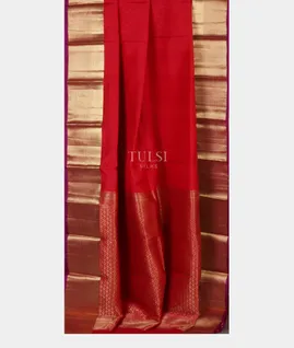 Red Soft Silk Saree T2960702
