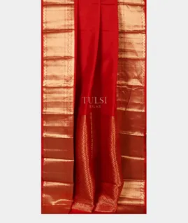 Red Soft Silk Saree T5254472