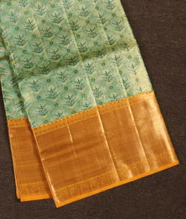 Green Tissue Kanjivaram Silk Saree T4209761