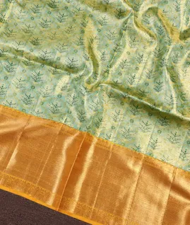 Green Tissue Kanjivaram Silk Saree T4209764