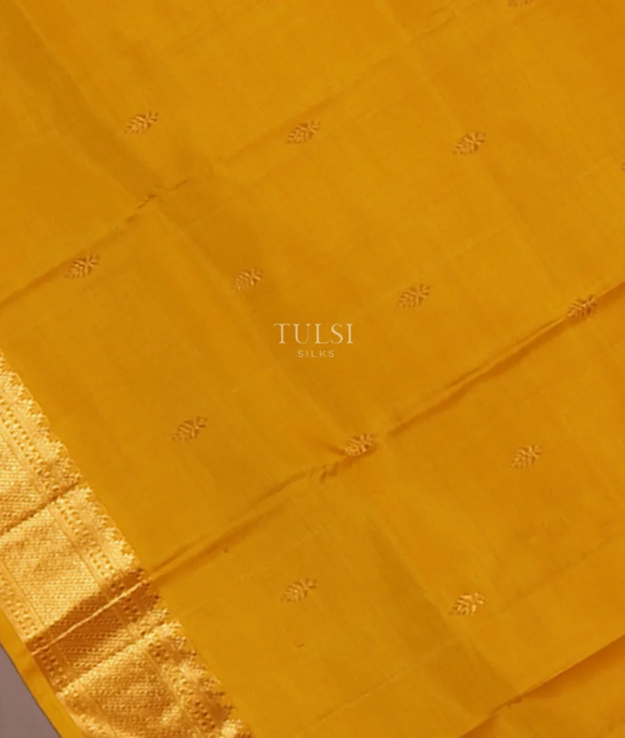 Yellow Kanjivaram Silk Dupatta T547673-image