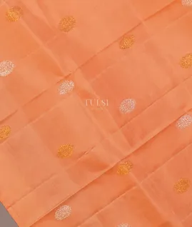 Peach Kanjivaram Silk Dupatta T4592591
