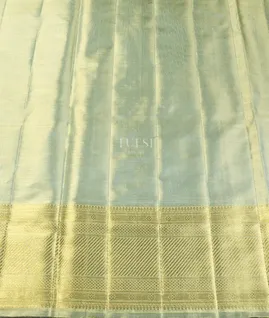 Light Pista Green Tissue Kanjivaram Silk Saree T5553113