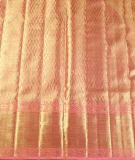Light Pink Tissue Kanjivaram Silk Saree T5346863