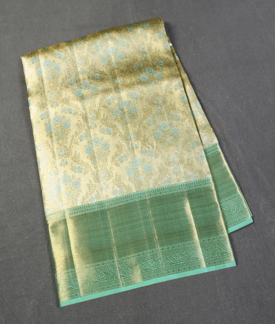 Light Blue Tissue Kanjivaram Silk Saree T545187-image
