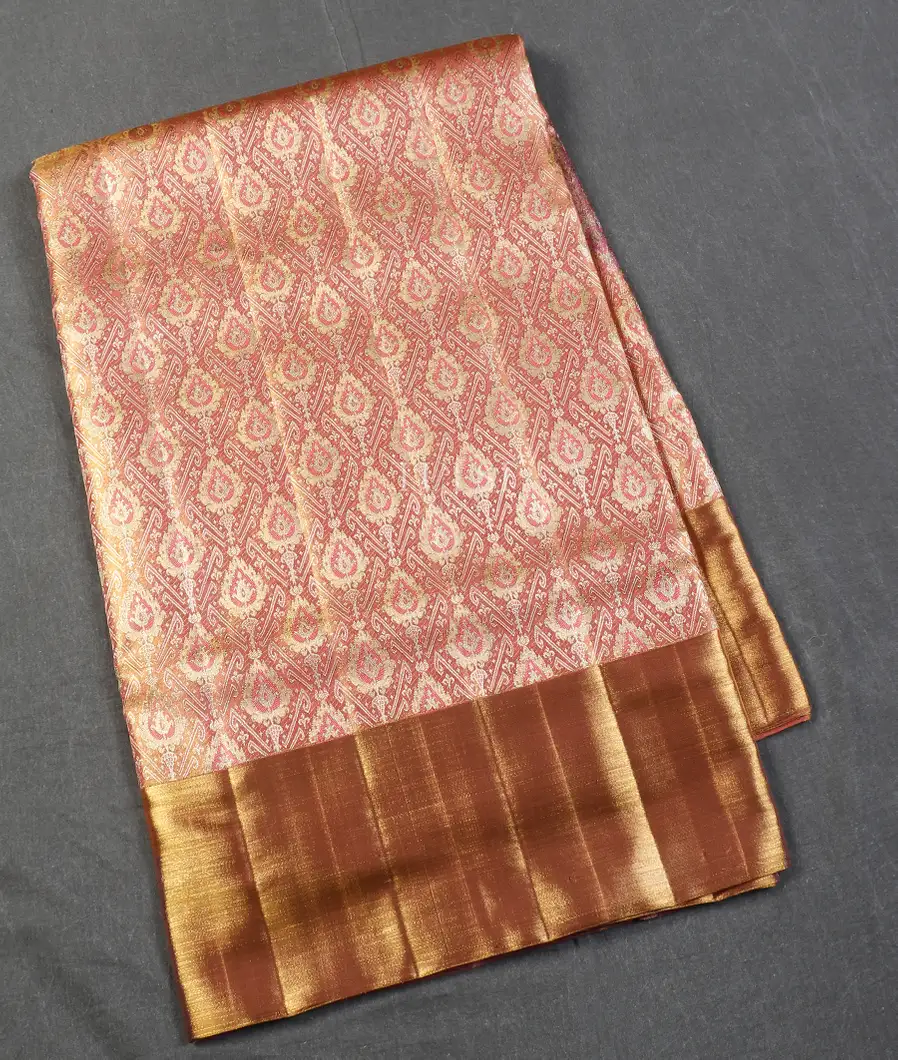 Pink Tissue Kanjivaram Silk Saree T534685-image