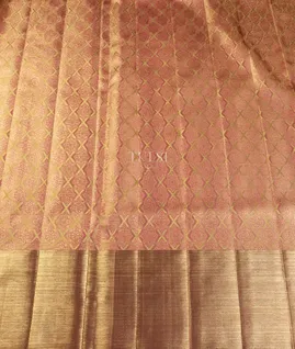 Pink Tissue Kanjivaram Silk Saree T5346853