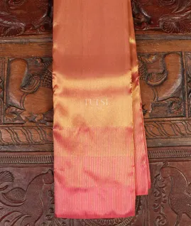 Peach Kanjivaram Silk Saree T5496581