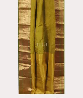 Yellowish Green Soft Silk Saree T5560752