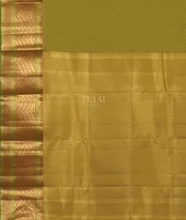 Yellowish Green Soft Silk Saree T5560754