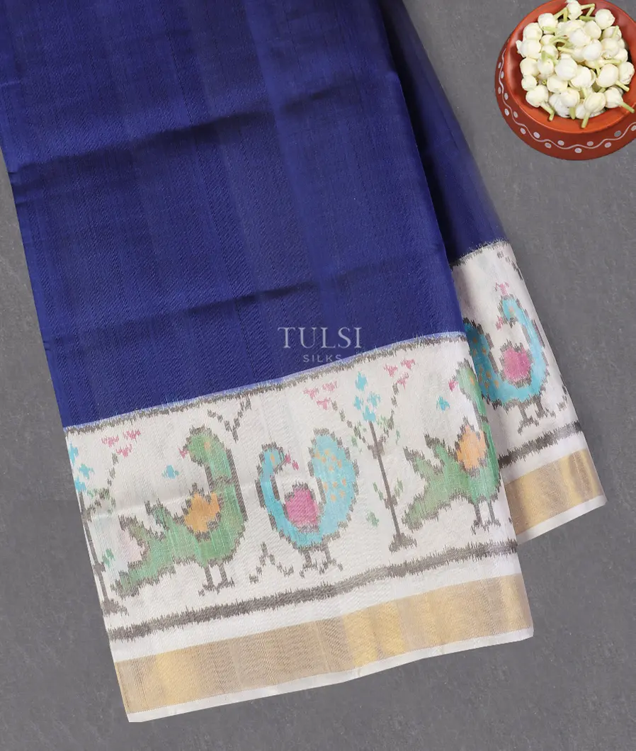 Blue Patola Silk Saree T559799-image