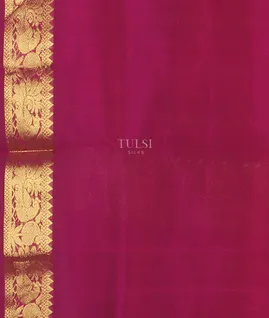 Pinkish Red Silk Cotton Saree T5355263