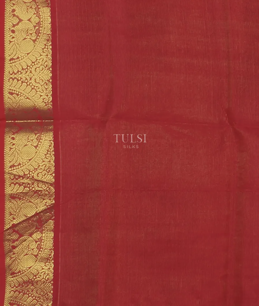 Blue Silk Cotton Saree T5564473