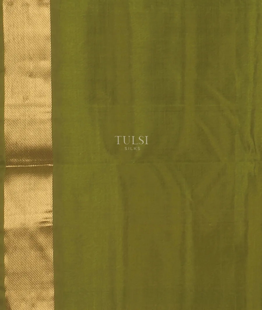 Green Silk Cotton Saree T5564263