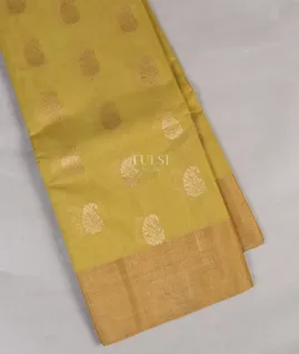 Green Silk Cotton Saree T5408601