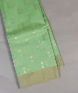 Green Silk Cotton Saree T5459341