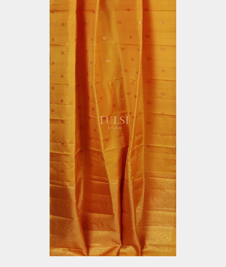 Yellow Kanjivaram Silk Dupatta T4593022
