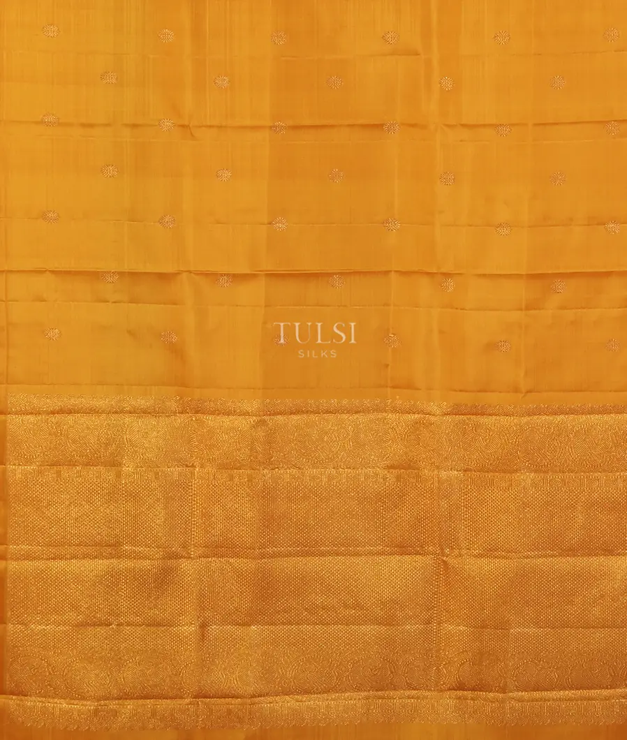 Yellow Kanjivaram Silk Dupatta T4593023