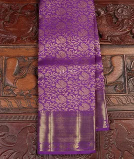 Purple Kanjivaram Silk Saree T5243981