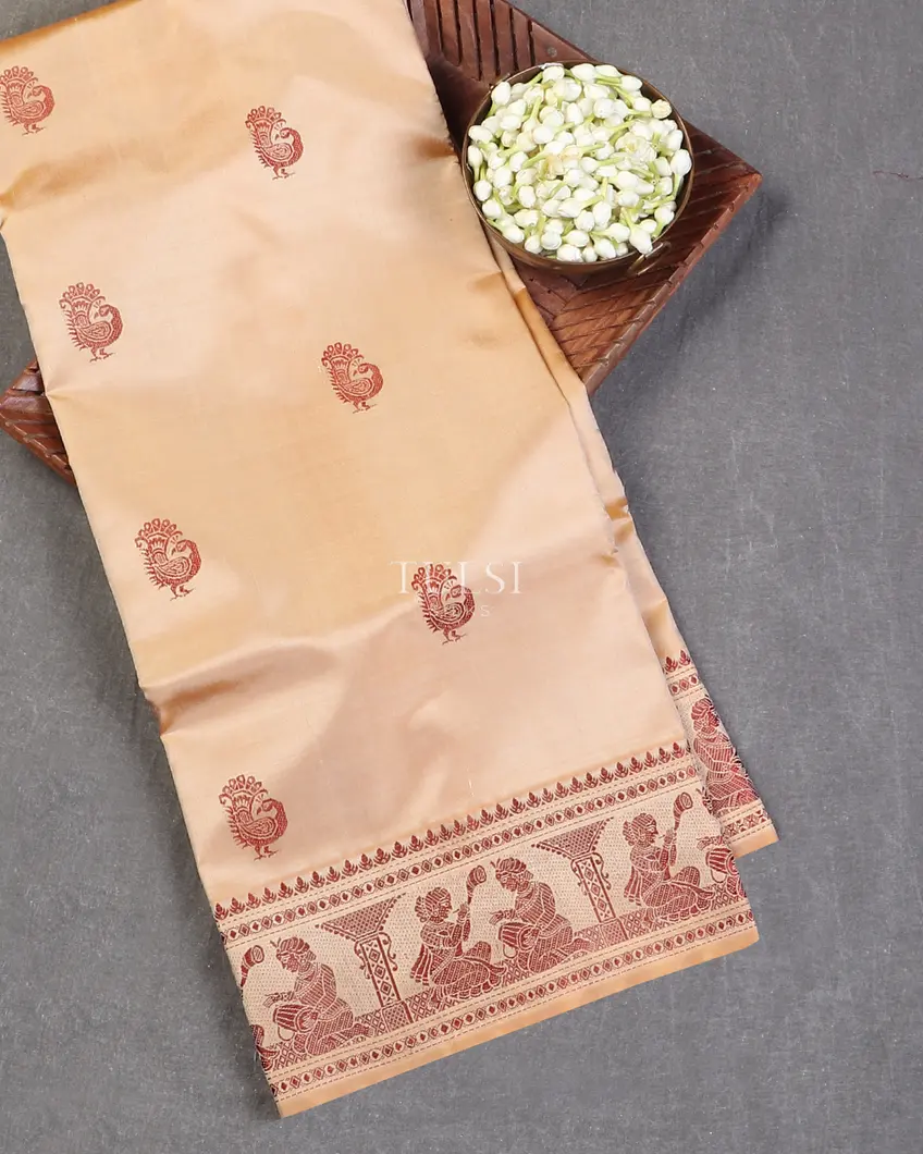 Beige Baluchari Silk Saree T513087-image