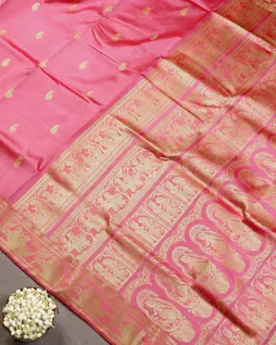Pink Baluchari Silk Saree T5130882