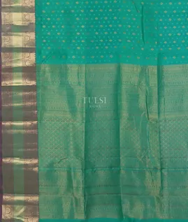 Green Soft Silk Saree T5561384