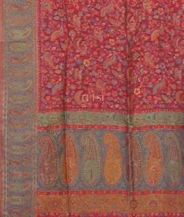 Pink Kashmir Kani Silk Dupatta T5565333