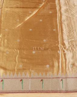 Yellow Kora Tissue Organza Embroidery Saree T5614163