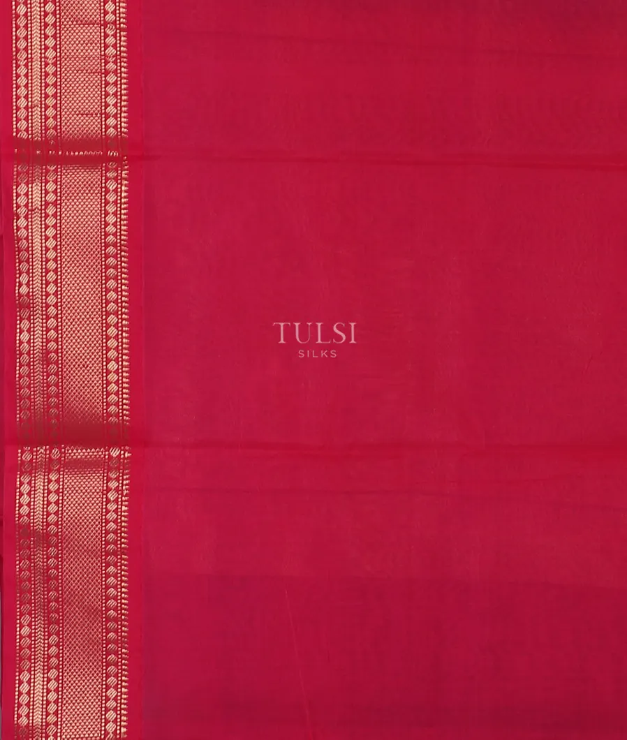 Blue Silk Cotton Saree T5593193
