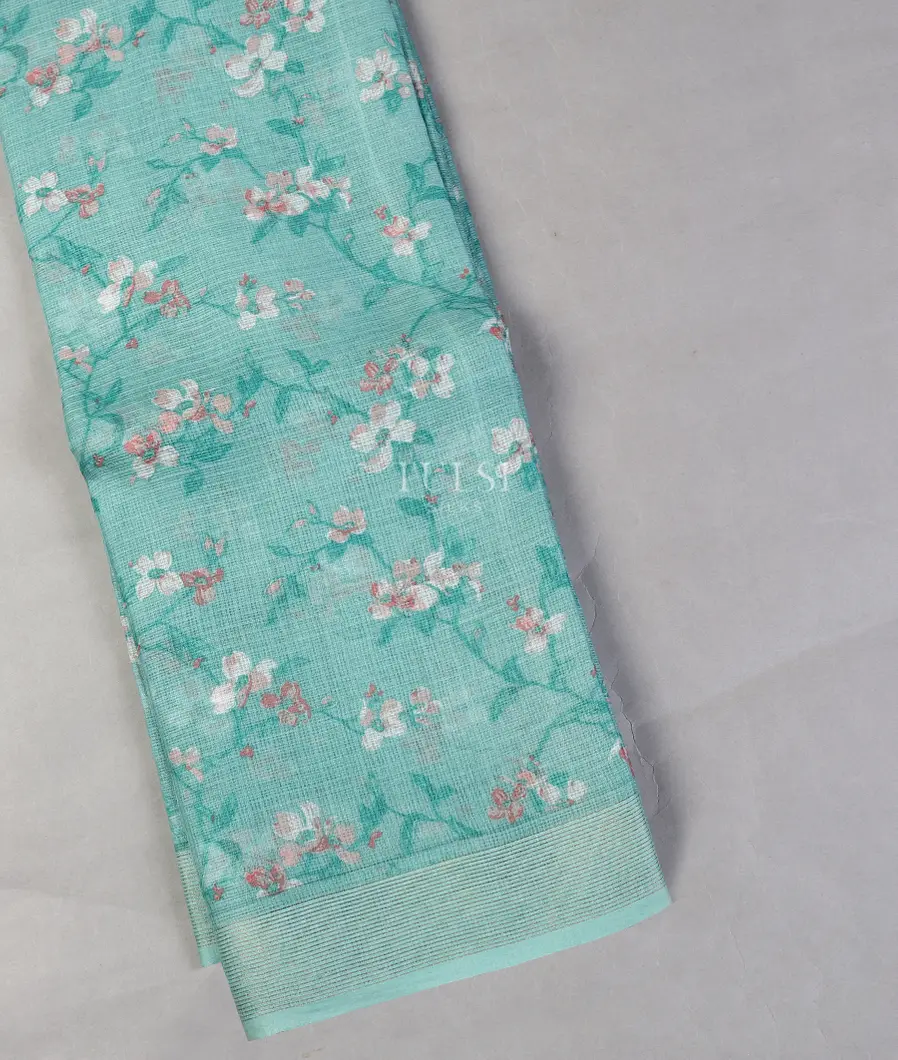 Blue Kota Cotton Saree T557329-image