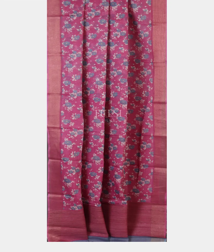 Pink Kota Cotton Saree T5572812