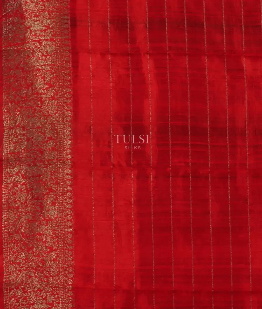 Black Banaras Tussar Saree T5529263