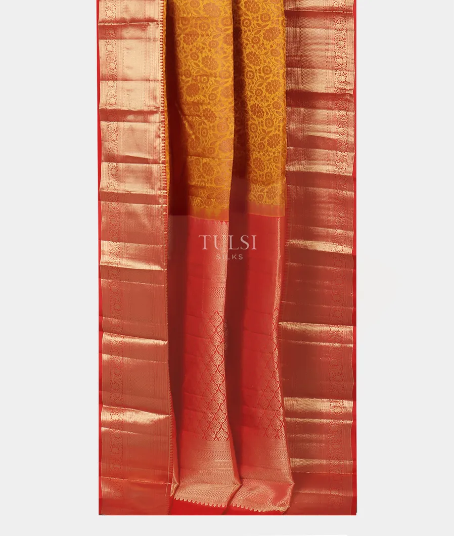 Yellow Soft Silk Saree T5566462