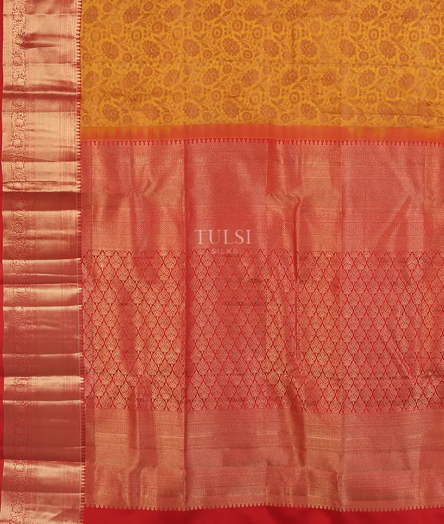 Yellow Soft Silk Saree T5566464
