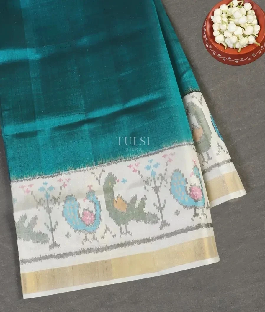 Blue Patola Silk Saree T559809-image