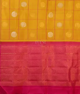 Yellow Kanjivaram Silk Saree T5611724