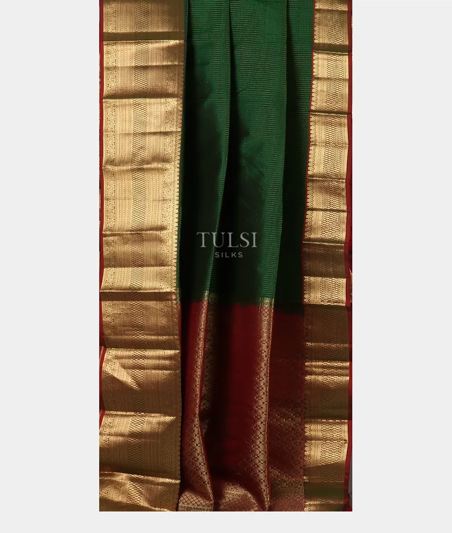 Green Soft Silk Saree T5628342