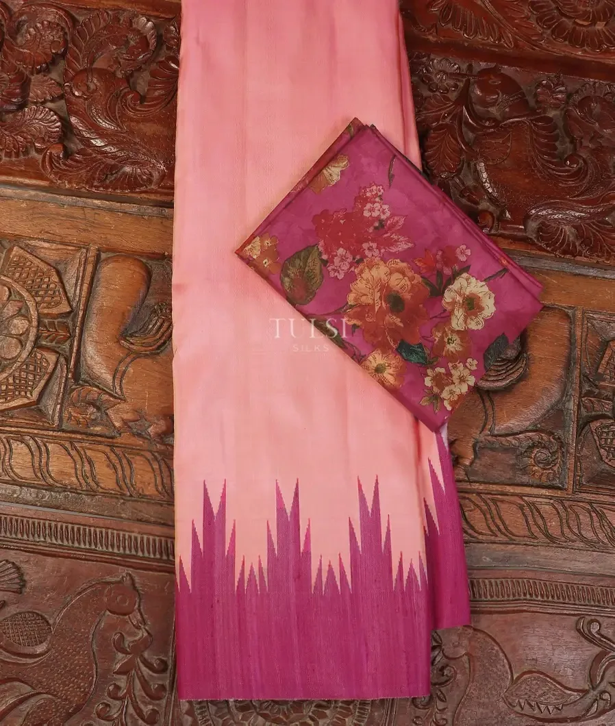 Pink Kanjivaram Silk Saree T560298-image