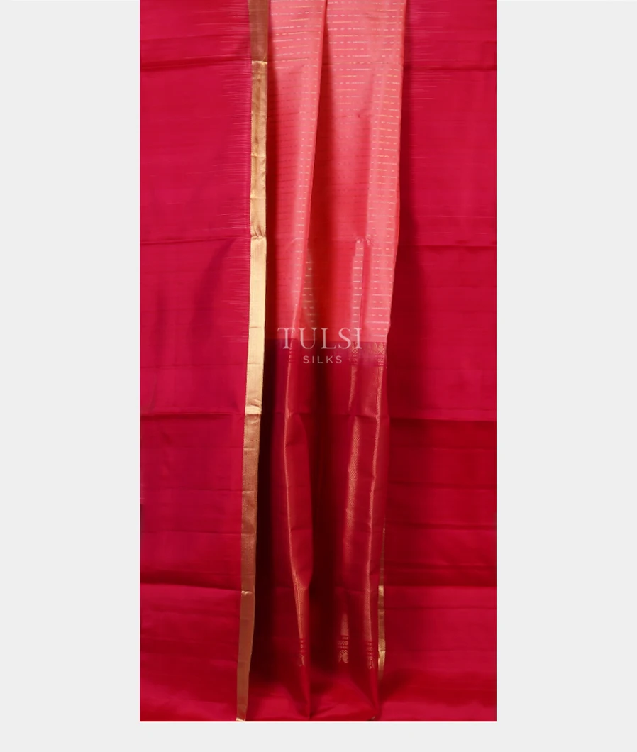 Pink Soft Silk Saree T5583062