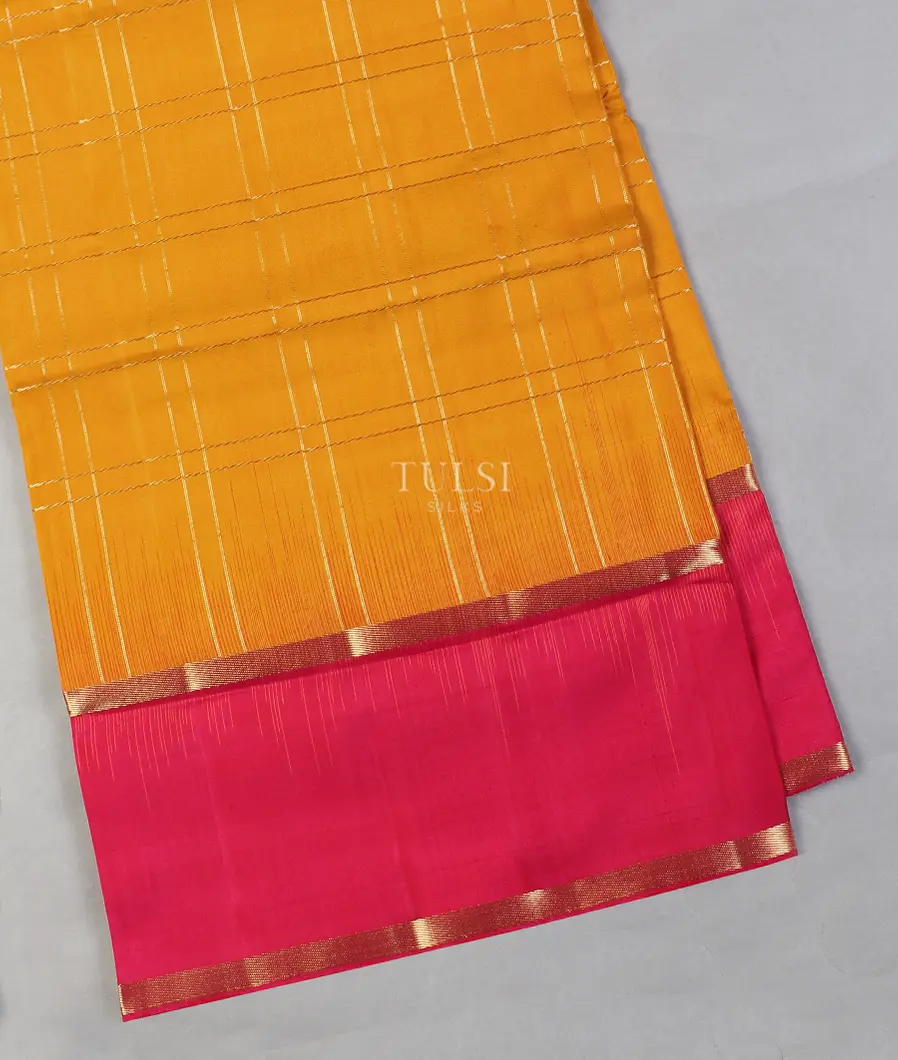 Yellow Soft Silk Saree T558273-image